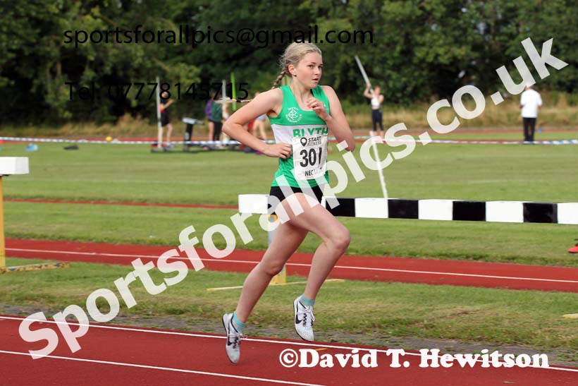 800 metres, 2021 North East Grand Prix 6, Monkton, Wednesday, August 4th. Photo: David T. Hewitson/Sports for All Pics